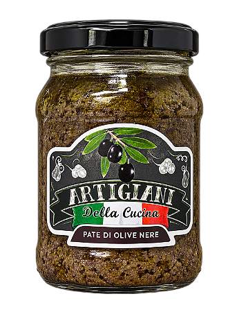 Patê de Azeitonas Pretas Artigiani 170 g