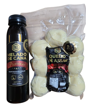 Queijo de Assar Premium 400g + Melado Premium 300ml