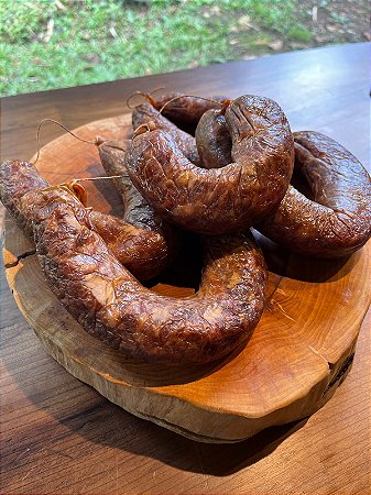 Linguiça Defumada de Porco Caruncho