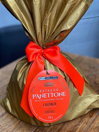 Panetone Laranjas Cristalizadas & Gotas de Chocolate – 450 g