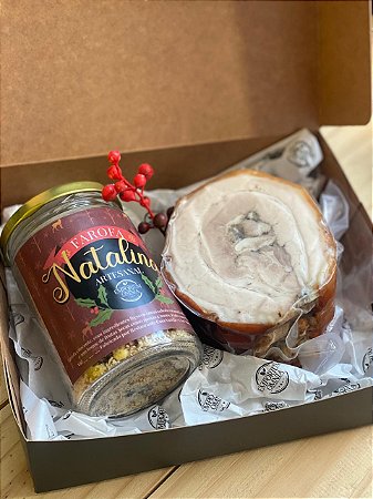 Porchetta Romana Assada + Farofa Natalina
