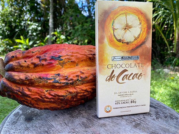 Chocolate ao Leite 40% 85g do Cacau - Fazenda Capela Velha