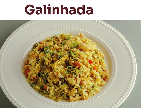 Galinhada 350g – Congelada