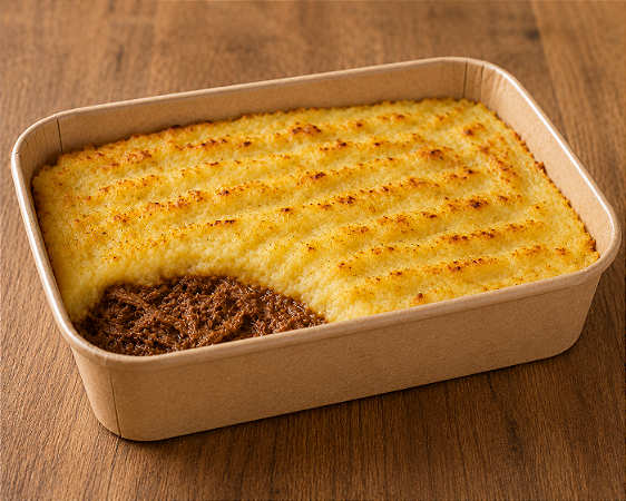 Escondidinho de Costela com Purê de Mandioca 350g – Congelado