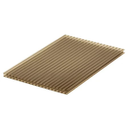 Policarbonato Alveolar - 2100x6000 - 6mm - Bronze