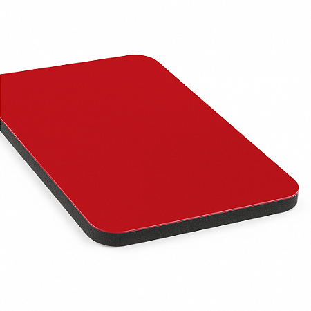 Chapa de ACM  3mmx1220X 5000  - Vermelho intenso