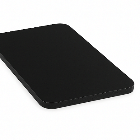 Chapa de ACM  3mm - Preto Brilhante