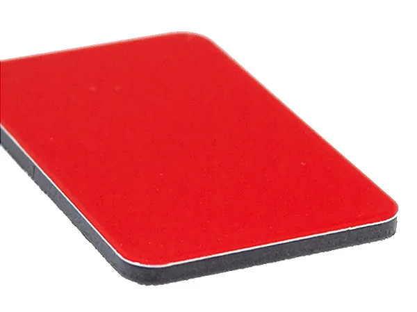 Chapa de ACM  3mm - Vermelho Brilhante