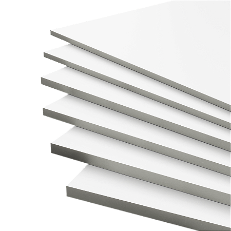 Chapa de PVC expandido branco -  de 2 até 30mm