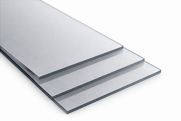 Policarbonato Compacto LEXAN - Prata Refletivo 3 até 12mm