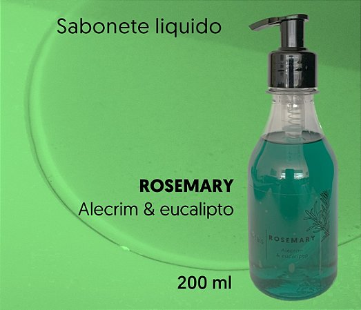Sabonete líquido 200 ml - Rosemary