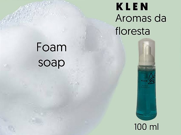 Foam soap (sabonete mousse) 100 ml - Klen