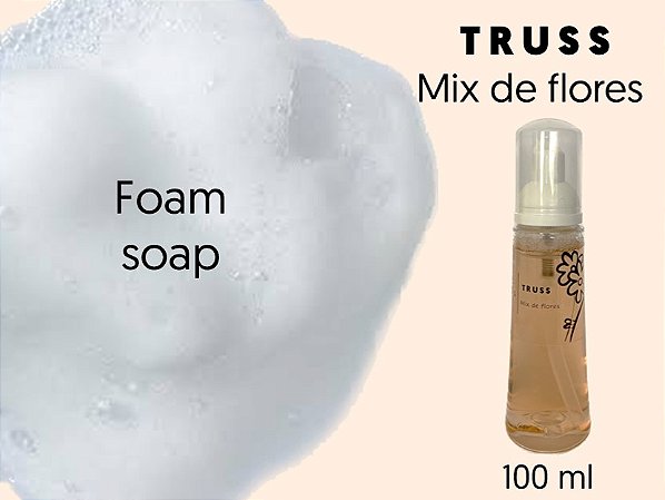 Foam soap (sabonete mousse) 100 ml - Truss