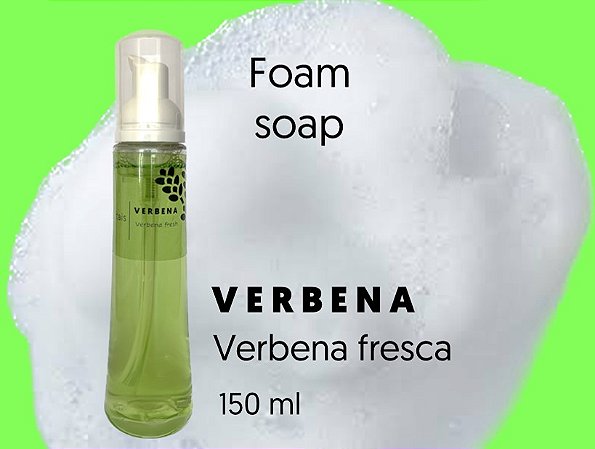 Foam soap (sabonete mousse) 150 ml - Verbena