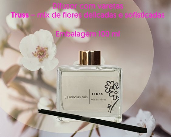 Difusor de aromas com varetas - Truss - 100 ml