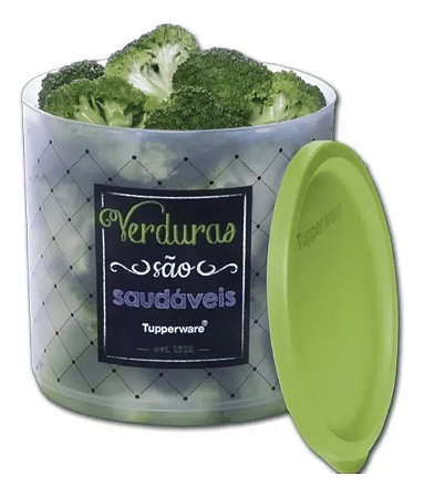 Tupperware Refri Line Red 1,1L Verduras Bistrô