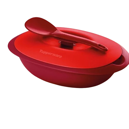Tupperware Travessa Mágica Com Colher 1,1L Christmas