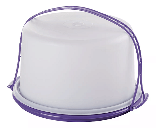 Tupperware Big Cake Redondo Roxo