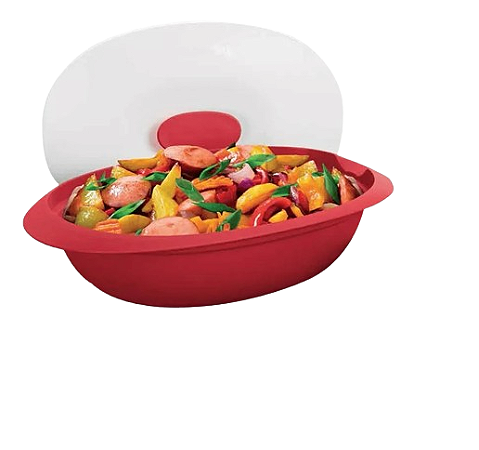 Tupperware Travessa Magica Sem Colher 1,8L Vermelho