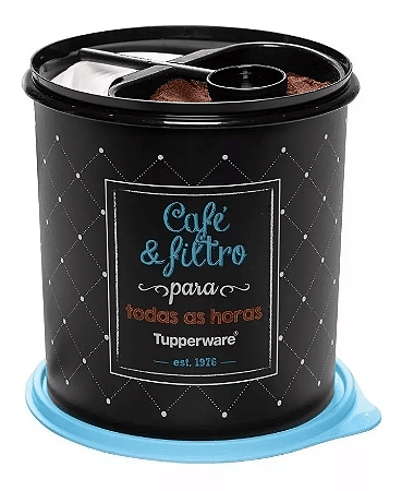 Tupperware Caixa Café E Filtro Bistrô 3,7L