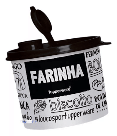 Tupper Farinha Com Bico Dosador 250g Pop Box