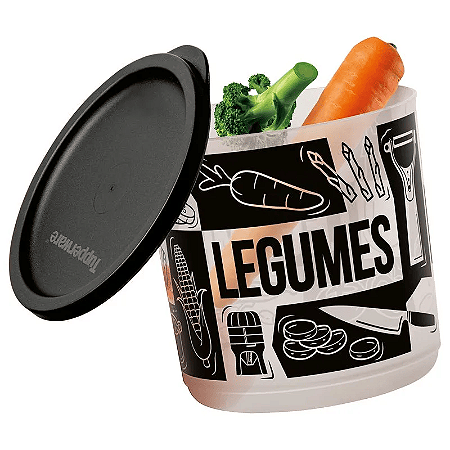 Tupperware Refri Line Redondo 1,1L Legumes Pop Box
