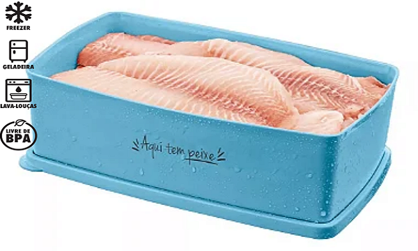 Tupperware Caixa Ideal 1,4L Aqui Tem Peixe