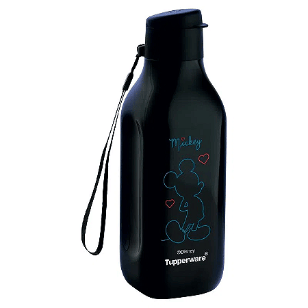 Garrafa Tupperware Eco Tupper Quadrada Mickey Colors 500ml