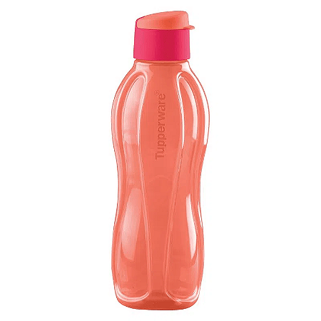 Garrafa Tupperware Eco Tupper Plus 1L Salmao