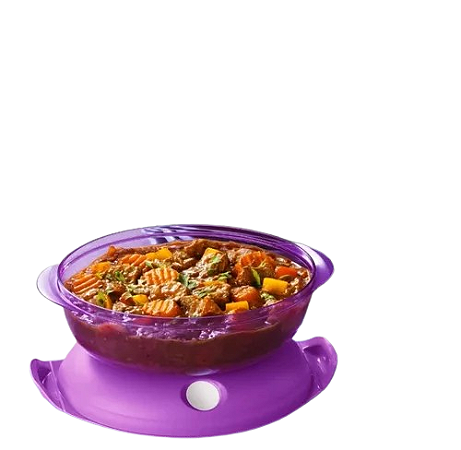 Tupperware Cristal Pop Oval 2L Violeta
