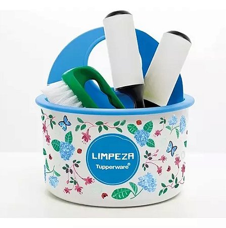 Tupperware Porta Detergente Clean Floral