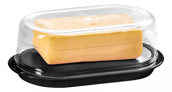 Tupperware Manteigueira Clear Black