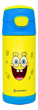 Garrafa Térmica Bob Esponja 350ml - Nickelodeon Zona Criativa