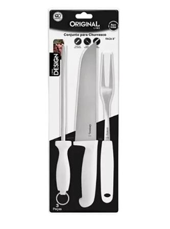 Kit Profissional para Churrasco 3 Peças - Original Line #