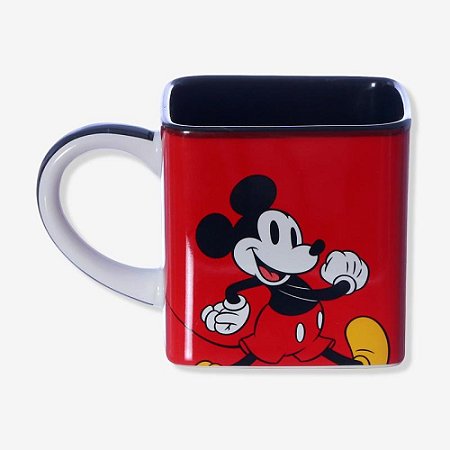 Caneca Cubo Mickey Mouse 300ml - Zona Criativa #