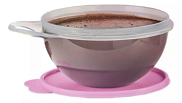 Tupperware Mini Criativa 1,4L Rosa Peônia #