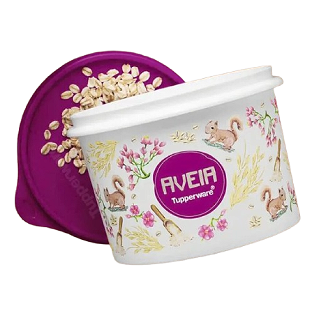Tupperware Tupper Caixa 1,1L Aveia Floral #
