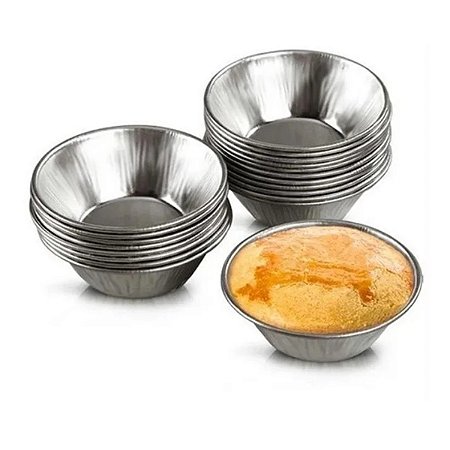 Forma de Empada N°4 de Inox 12 Peças #