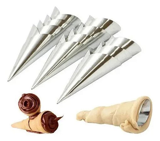 Forma de Flandres para Canudo N°1 de Inox 12 Peças #