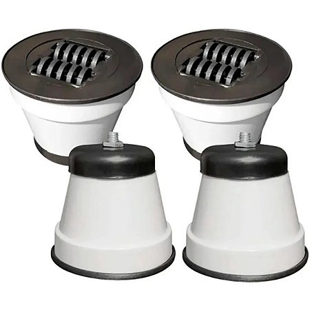 Pé com Rodinhas para Fogão Geladeira e Freezer 4 Unidades #