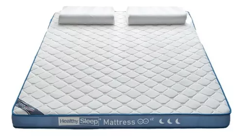 Colchão Pillowtop Espuma Solteiro Dobrável Látex Natural