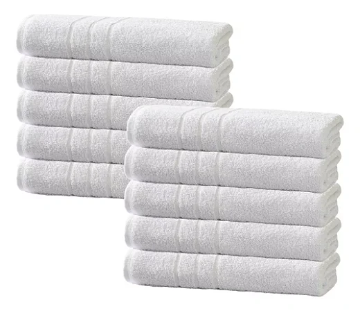 Kit 10 Toalhas De Banho Hotel Profissional Teka Roma 440g