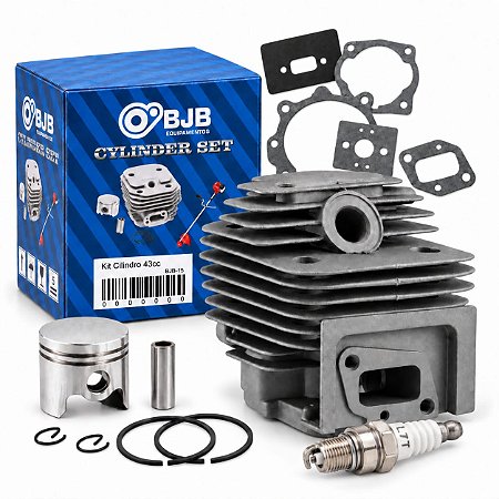 Kit Cilindro e Juntas Roçadeira 42/43cc Universal Completo