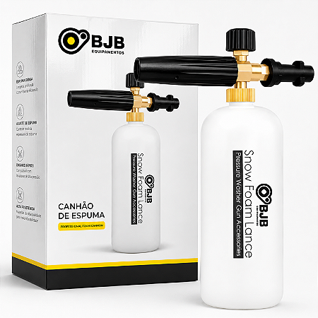 CANHÃO DE ESPUMA SNOW FOAM 1 LITRO LAVADORA K1 K2 K3 K4 K5