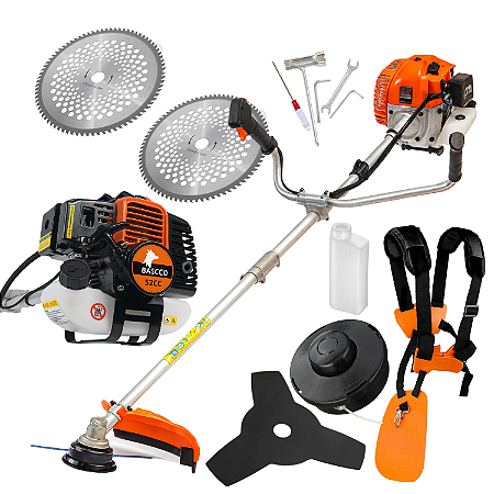 ROÇADEIRA GASOLINA PROFISSIONAL COMPLETA BSC-52 BASCCO