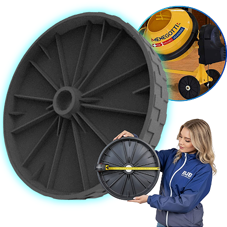 RODA PARA BETONEIRA 400 LITROS MENEGOTTI TOPMIL PRIME