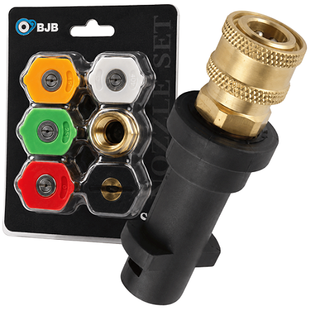 Engate Rápido 1/4 Pistol Para Karcher K1 K2 K3 K4 K5 + Bicos