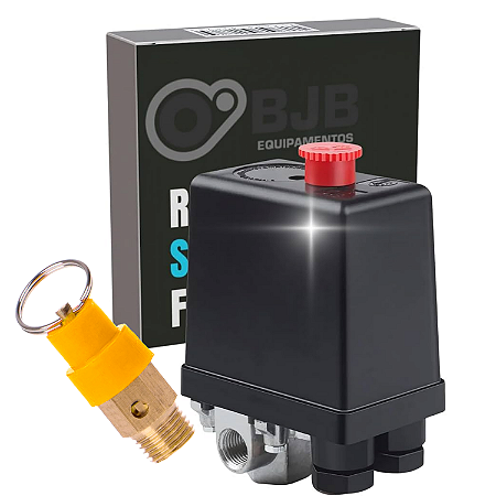 Kit Pressostato E Valvula Para Compressor Schulz Chiaperini