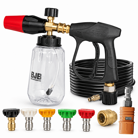 Snow Foam Lançador Espuma + Mangueira 10m Para Karcher K2