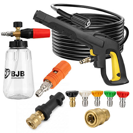 Snow Foam Pistola Mangueira Lavadora K1 K2 K3 K4 K5 Bicos